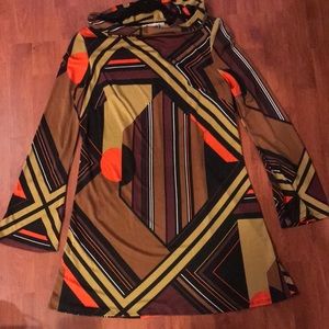 Tunic, Chetta B, 90’s era, 32” at nape of neck